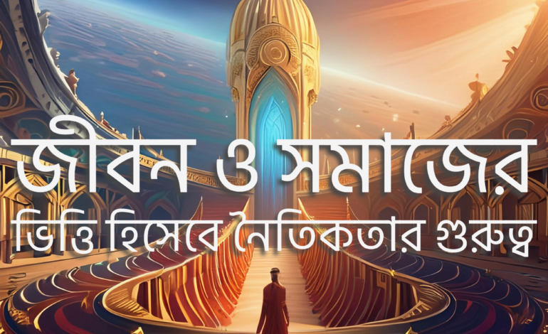 জীবন ও সমাজের ভিত্তি হিসেবে নৈতিকতার গুরুত্ব
